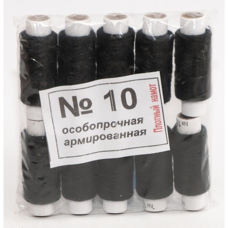 No245 Швейна нитка No10 чорна