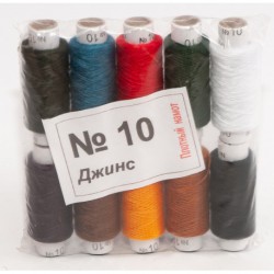 No247 Нитка для шиття No10 кольорова